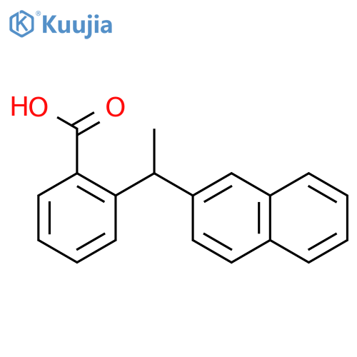2-1-(2-Naphthyl)ethylbenzoic Acid structure