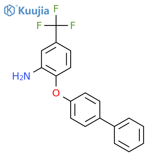 2-(Biphenyl-4-yloxy)-5-(trifluoromethyl)phenylamine hydrochloride structure
