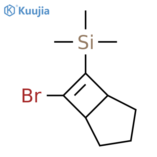(7-Bromobicyclo[3.2.0]hept-6-en-6-yl)(trimethyl)silane structure