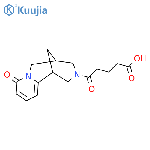 5-Oxo-5-(6-oxo-7,11-diazatricyclo[7.3.1.0~2,7~]trideca-2,4-dien-11-yl)pentanoic acid structure