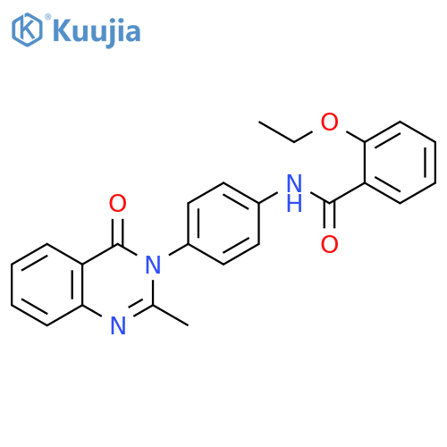 2-ethoxy-N-4-(2-methyl-4-oxo-3,4-dihydroquinazolin-3-yl)phenylbenzamide structure