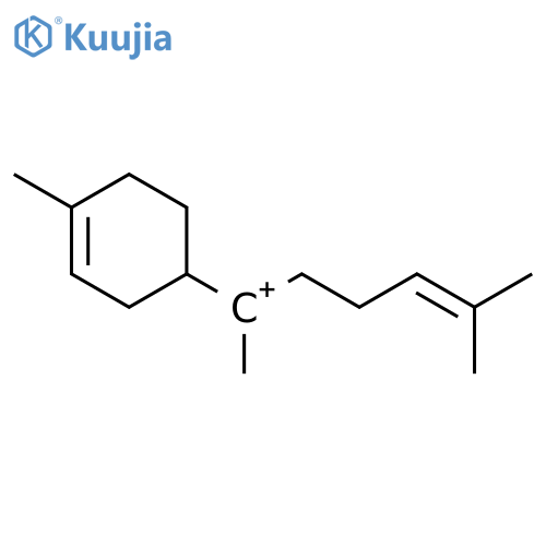 4-Hexenylium, 1,5-dimethyl-1-(4-methyl-3-cyclohexen-1-yl)- structure