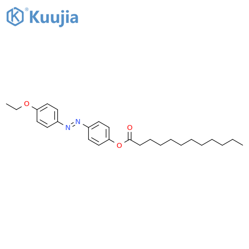 Dodecanoic acid, 4-[(4-ethoxyphenyl)azo]phenyl ester structure