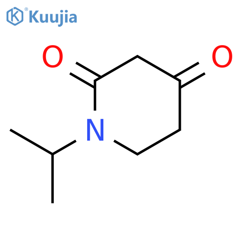 1-(propan-2-yl)piperidine-2,4-dione structure