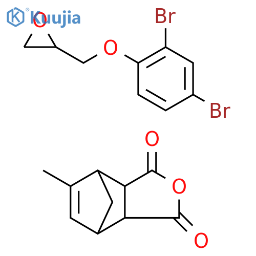 4,7-Methanoisobenzofuran-1,3-dione, 3a,4,7,7a-tetrahydro-5-methyl-, reaction products with [(2,4-dibromophenoxy)methyl]oxirane structure