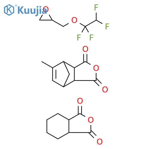 4,7-methanoisobenzofuran-1,3-dione, 3a,4,7,7a-tetrahydro-5-methyl-, reaction products with hexahydro-1,3-isobenzofurandione and [(1,1,2,2-tetrafluoroethoxy)methyl]oxirane structure