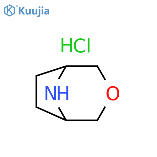 3-Oxa-8-azabicyclo[3.2.1]octane hydrochloride structure