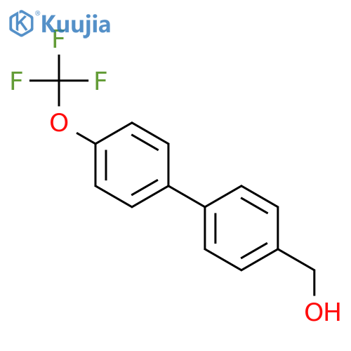 [1,1'-Biphenyl]-4-methanol, 4'-(trifluoromethoxy)- structure