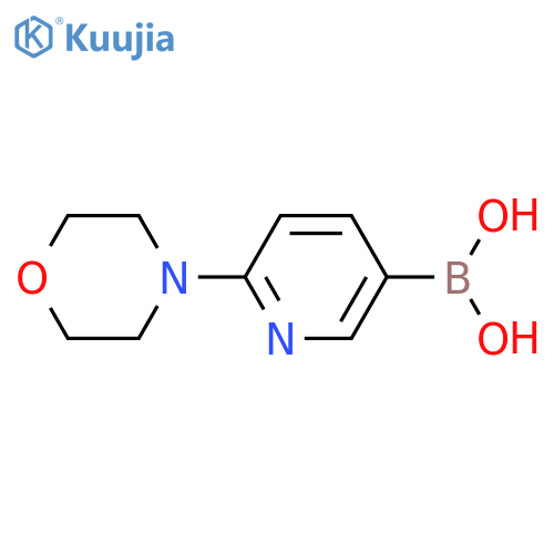 (6-Morpholinopyridin-3-yl)boronic acid structure