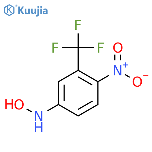 N-Hydroxy-4-nitro-3-(trifluoromethyl)aniline (FLU-1-N-OH) structure