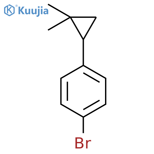 BENZENE, 1-BROMO-4-(2,2-DIMETHYLCYCLOPROPYL)- structure