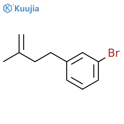 4-(3-Bromophenyl)-2-methyl-1-butene structure
