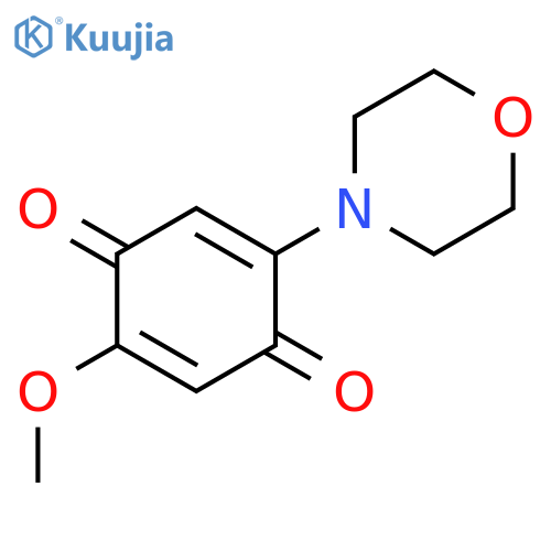 2-Methoxy-5-(morpholin-4-yl)cyclohexa-2,5-diene-1,4-dione structure