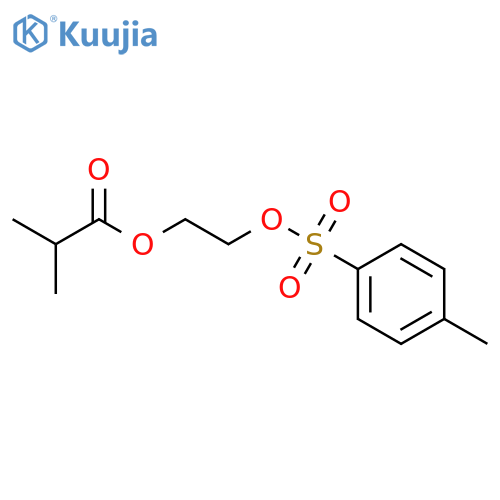 Propanoic acid, 2-methyl-, 2-[[(4-methylphenyl)sulfonyl]oxy]ethyl ester structure