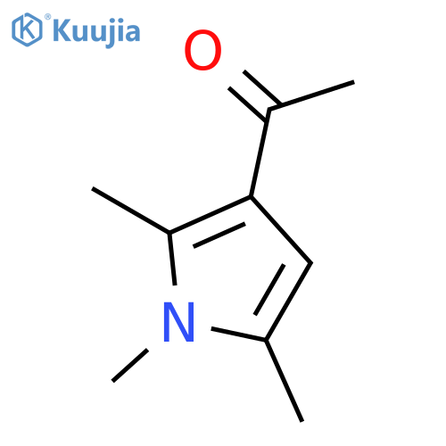 3-Acetyl-1,2,5-trimethylpyrrole structure