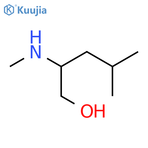 4-Methyl-2-(methylamino)pentan-1-ol structure