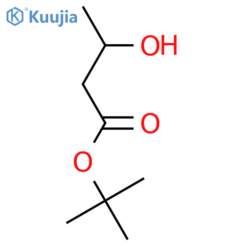 Butanoic acid, 3-hydroxy-, 1,1-dimethylethyl ester structure