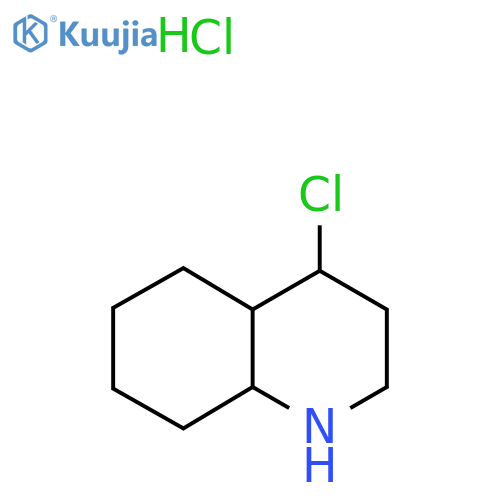 4-Chlorodecahydroquinoline hydrochloride structure