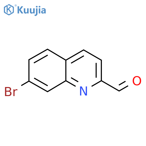 7-Bromoquinoline-2-carboxaldehyde structure