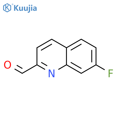 7-fluoroquinoline-2-carbaldehyde structure