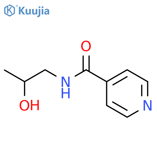 N-(2-Hydroxypropyl)isonicotinamide structure