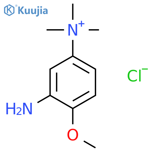 BENZENAMINIUM, 3-AMINO-4-METHOXY-N,N,N-TRIMETHYL-, CHLORIDE structure