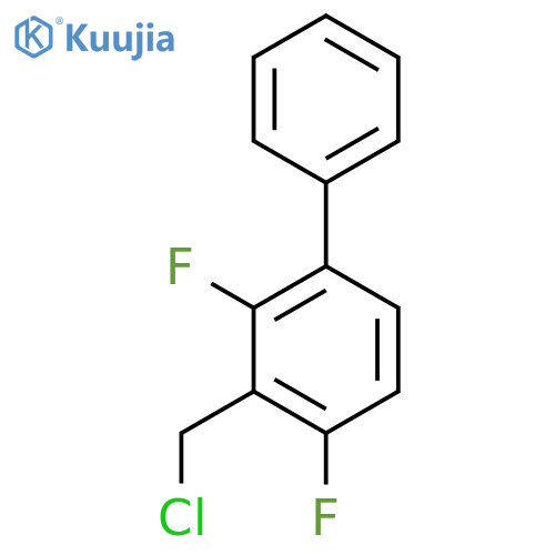 1,1'-Biphenyl, 3-(chloromethyl)-2,4-difluoro- structure