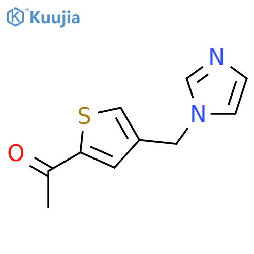 ETHANONE, 1-[4-(1H-IMIDAZOL-1-YLMETHYL)-2-THIENYL]- structure