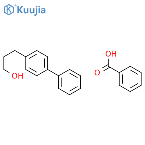 [1,1'-Biphenyl]-4-propanol, benzoate structure