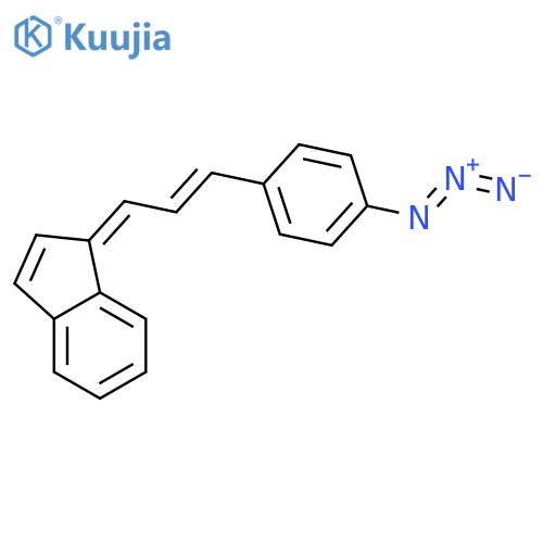 1H-Indene, 1-[3-(4-azidophenyl)-2-propenylidene]- structure
