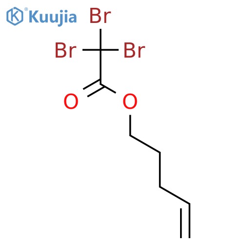 ACETIC ACID, TRIBROMO-, 4-PENTENYL ESTER structure