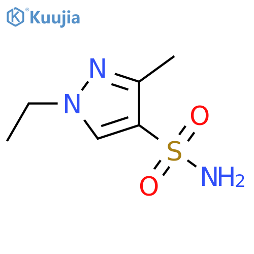 1-ethyl-3-methyl-1H-pyrazole-4-sulfonamide structure