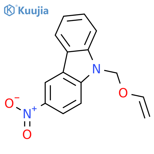 9H-Carbazole, 9-[(ethenyloxy)methyl]-3-nitro- structure
