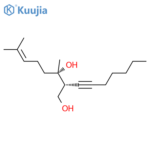 6-OCTENE-1,3-DIOL, 2-(1-HEPTYNYL)-3,7-DIMETHYL-, (R*,S*)- structure
