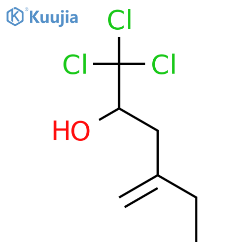 2-HEXANOL, 1,1,1-TRICHLORO-4-METHYLENE- structure