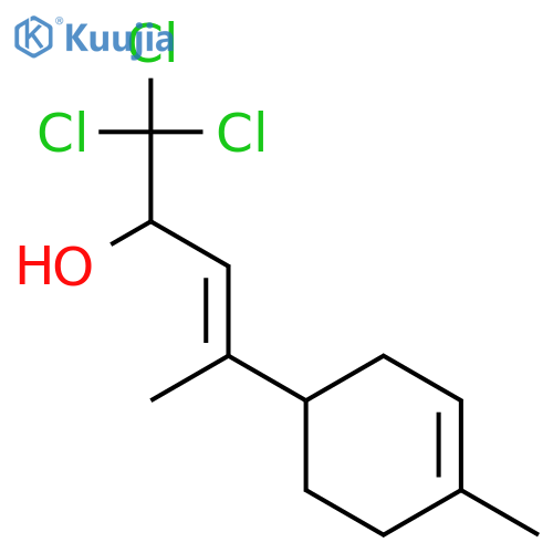 3-Penten-2-ol, 1,1,1-trichloro-4-(4-methyl-3-cyclohexen-1-yl)- structure