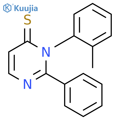 4(3H)-PYRIMIDINETHIONE, 3-(2-METHYLPHENYL)-2-PHENYL- structure