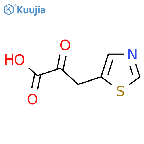 2-oxo-3-(1,3-thiazol-5-yl)propanoic acid structure