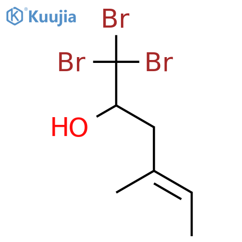 4-Hexen-2-ol, 1,1,1-tribromo-4-methyl-, (E)- structure