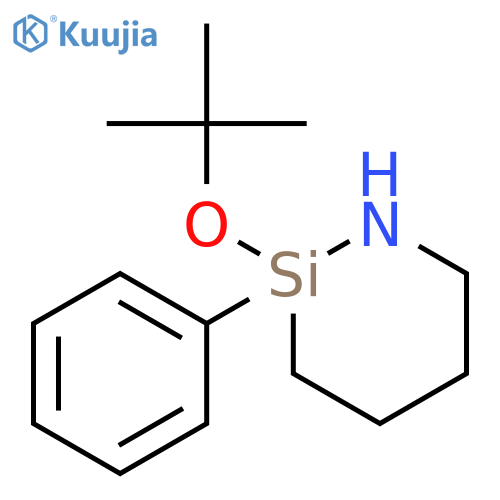 1-AZA-2-SILACYCLOHEXANE, 2-(1,1-DIMETHYLETHOXY)-2-PHENYL- structure