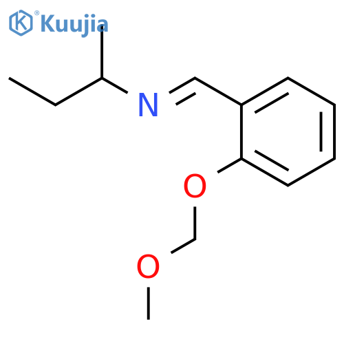 2-BUTANAMINE, N-[[2-(METHOXYMETHOXY)PHENYL]METHYLENE]- structure