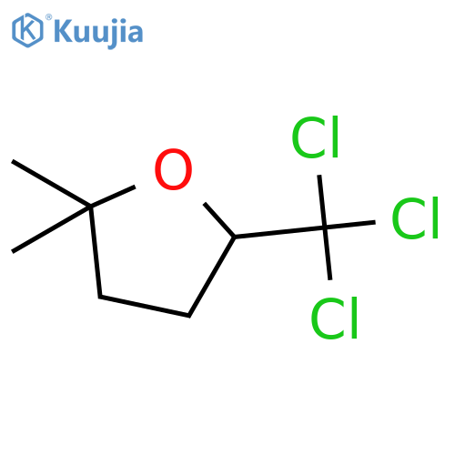 FURAN, TETRAHYDRO-2,2-DIMETHYL-5-(TRICHLOROMETHYL)- structure