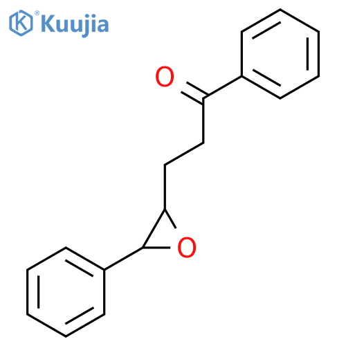 1-Propanone, 1-phenyl-3-(3-phenyloxiranyl)- structure