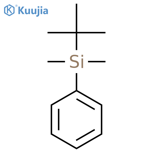 silane, dimethyl-phenyl-(tert-butyl)- structure