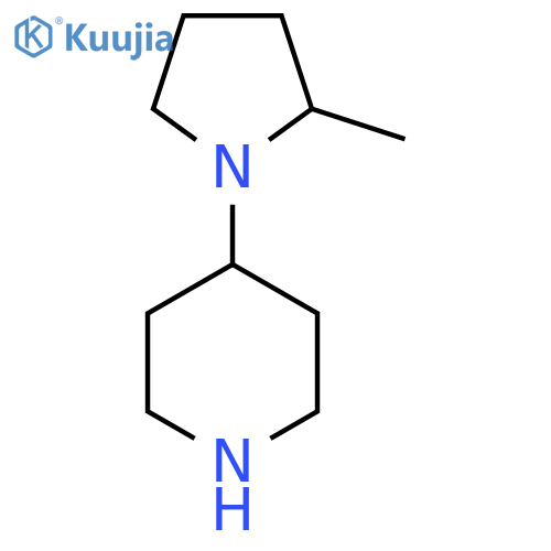 4-(2-Methylpyrrolidin-1-yl)piperidine structure