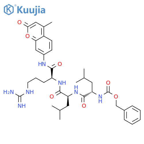 z-leu-leu-arg-amc structure