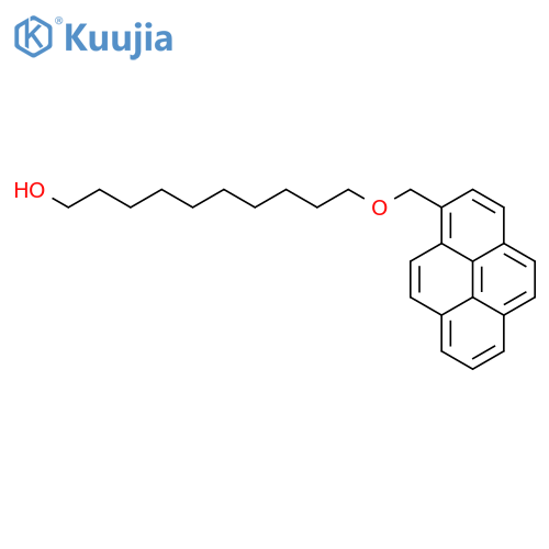 1-Decanol, 10-(1-pyrenylmethoxy)- structure