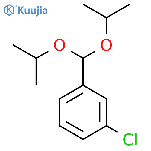 Benzene, 1-[bis(1-methylethoxy)methyl]-3-chloro- structure