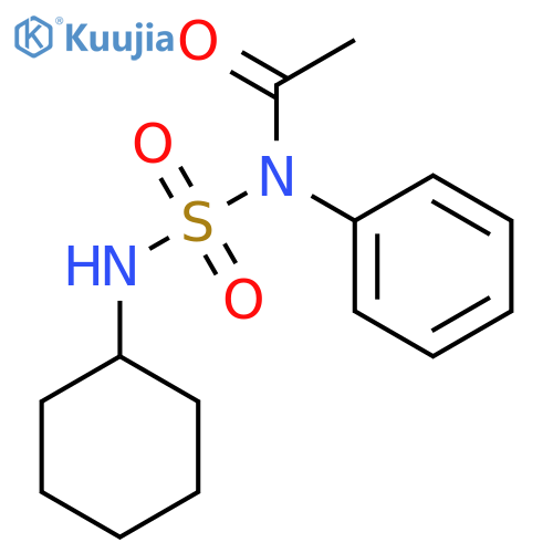 ACETAMIDE, N-[(CYCLOHEXYLAMINO)SULFONYL]-N-PHENYL- structure