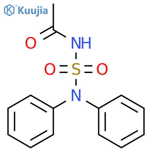 Acetamide, N-[(diphenylamino)sulfonyl]- structure